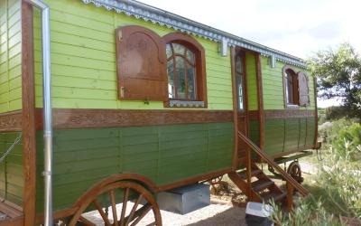 Roulotte - Vue sur Jardin