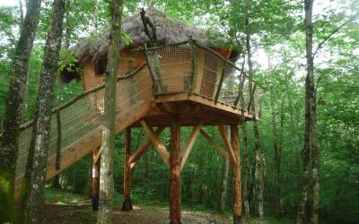 Chambre Cabane dans les Arbres (4 Personnes)