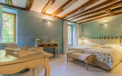 Chambre Double ou Lits Jumeaux de Luxe avec Accu00e8s Piscine