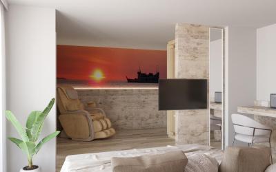 Camera Deluxe Matrimoniale/Doppia con Letti Singoli