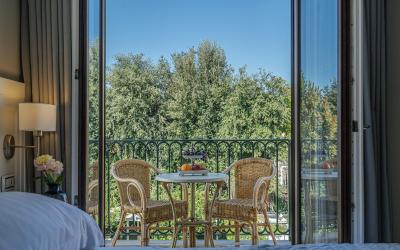 Camera Matrimoniale/Doppia con Letti Singoli con Balcone 