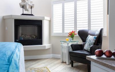 King Room with Fireplace - No Hot Tub