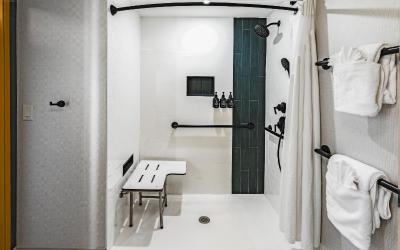 Standard King Room with Roll-In Shower - Mobility Access