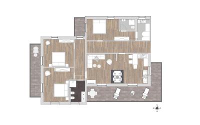 Appartamento con 3 Camere da Letto