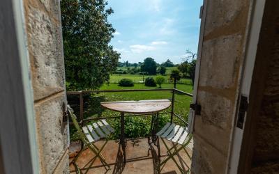 Chambre Lit Queen-Size - Vue sur Jardin