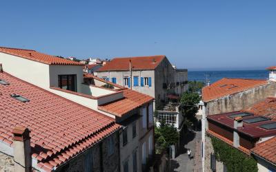 Chambre Double avec Vue sur la Meru00a0-u00a0Toilettes Communes Chambre Double avec Vue sur la Meru00a0-u00a0Toilettes Communes