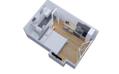 Studio Lit Queen-Size de Luxe Studio Lit Queen-Size de Luxe