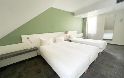 Chambre POP avec 1u00a0Lit Double et 1u00a0Lit Simple