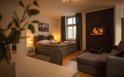 Deluxe Studio mit Kingsize-Bett