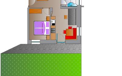 Appartamento con 1 Camera da Letto