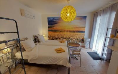 Chambre Double ou Lits Jumeaux avec Salle de Bains Privative