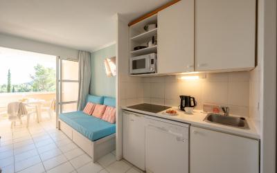 Appartement 1u00a0Chambre u00c9conomique avec Terrasse (5u00a0Personnes)u00a0-u00a0Vue sur Mer