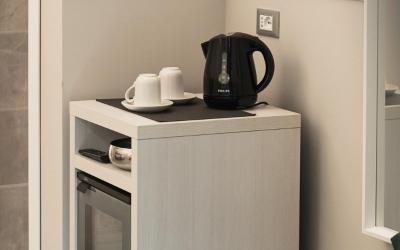 Camera Superior Matrimoniale/Doppia con Letti Singoli con Vista Cittu00e0