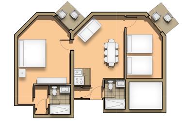 Two-Bedroom Suite