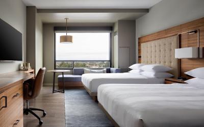 Queen Room with Two Queen Beds and Plaza View