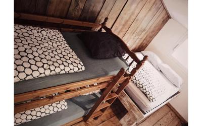 Chambre Quadruple u00c9conomique avec Salle de Bains Commune