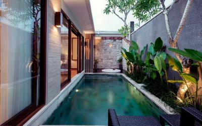 Kamar Deluxe Double atau Twin dengan Akses Kolam Renang