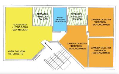 Appartamento con 3 Camere da Letto