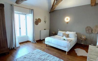 Chambre Lit Queen-Size - Vue sur Jardin