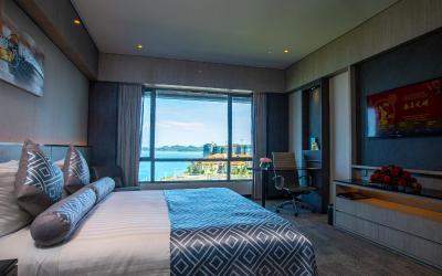 Kamar Deluxe Double atau Twin dengan Pemandangan Laut