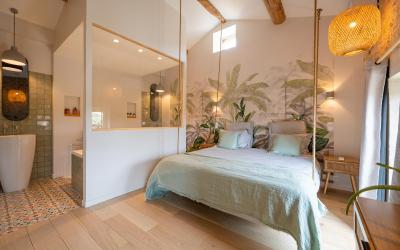 Chambre Double avec Baignoire Spa