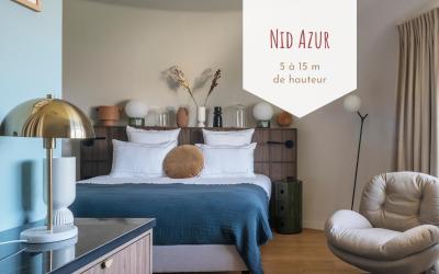 Chambre Double ou Lits Jumeaux - Nid Azur Chambre Double ou Lits Jumeaux - Nid Azur