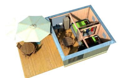 Tent Bungalow with Patio