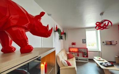 Appartement Rouge Glamour