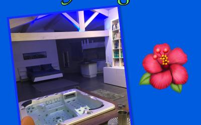 Chambre Lit Queen-Size - Vue sur Piscine