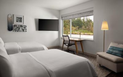 Queen Studio with Two Queen Beds and Sofa Bed
