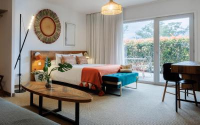 Suite Familiale avec Jardin (1u00a0Lit Double et 2u00a0Lits Simples)