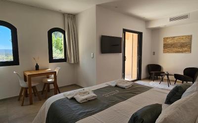 Chambre Lit Queen-Size - Vue sur Jardin