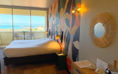Chambre Double Deluxe avec Terrasseu00a0-u00a0Vue Latu00e9rale sur Mer Chambre Double Deluxe avec Terrasseu00a0-u00a0Vue Latu00e9rale sur Mer