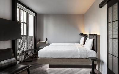 Chambre Lits Jumeaux Moxy Sleeper avec 2 Lits Jumeaux/Simples Chambre Lits Jumeaux Moxy Sleeper avec 2 Lits Jumeaux/Simples