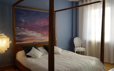 Chambre Lit Queen-Size Vent - Vue sur Foru00eat