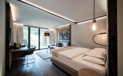 Camera Superior Doppia con Letti Singoli con Vista Giardino