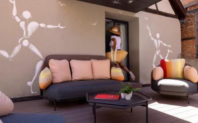 Chambre Double avec Terrasse et Sauna Privu00e9 Chambre Double avec Terrasse et Sauna Privu00e9