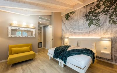 Camera Deluxe Matrimoniale/Doppia con Letti Singoli con Vista Montagna