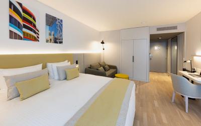 Chambre Lit King-Size Premium avec Canapu00e9-Lit