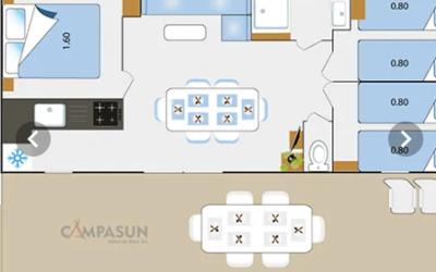 Mobile Home - Tour Tour - 6 Pax - TV and Air cond Mobile Home - Tour Tour - 6 Pax - TV and Air cond