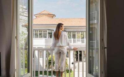 Camera Matrimoniale con Vista Giardino