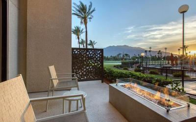 King Room with Patio and Pool View