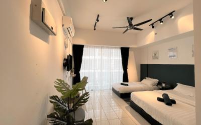 Kamar Triple dengan Balkon