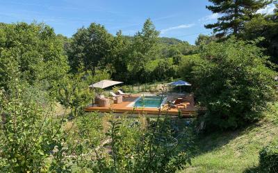 Chambre Lits Jumeaux avec Salle de Bains Privative