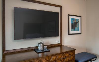 Deluxe Double, Guest room, 2 Double, River Side view