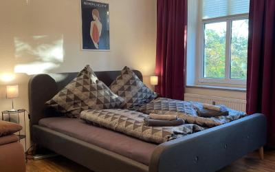 Apartment mit Gartenblick