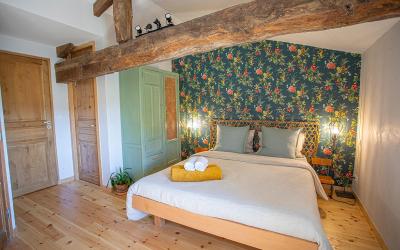 Chambre Lit Queen-Size - Vue sur Jardin