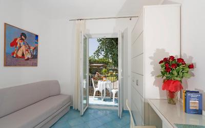 Camera Matrimoniale/Doppia con Letti Singoli con Vista Mare 