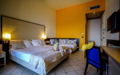 Camera Deluxe Matrimoniale/Doppia con Letti Singoli con Vista Mare 