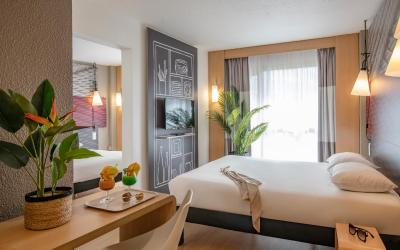 Chambre Double Standard avec 2 Lits Doubles